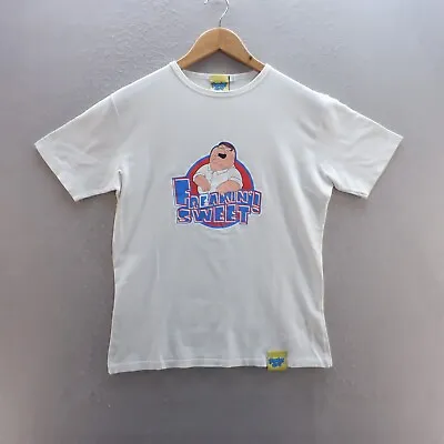 Buy Family Guy T Shirt Large White Graphic Print Freakin Sweet Peter Womens • 8.09£