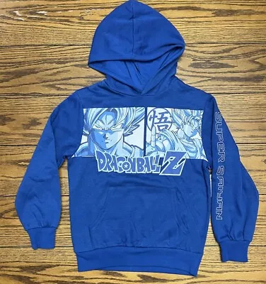 Buy Dragon Ball Z Blue Hoodie Sweatshirt Boys Size 8 - NEW • 30.55£
