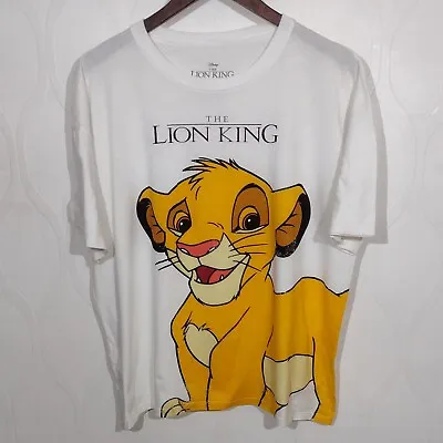 Buy Disney The Lion King Simba T-Shirt Size M Oversized Womens • 11.96£