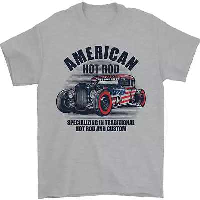 Buy American Hot Rod Hotrod Enthusiast Car Mens T-Shirt 100% Cotton • 7.99£