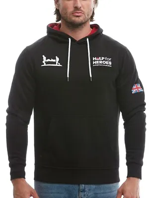 Buy Help For Heroes Men's Heritage Pullover Hoody In Black • 38£