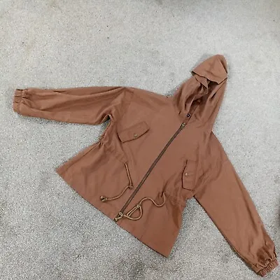 Buy Shein Brown Jacket With Hood Size Medium. SHEIN. Summer Coat • 7.99£