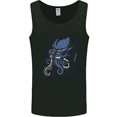 Buy Cyberpunk Cthulhu Kraken Octopus Mens Vest Tank Top • 11.99£