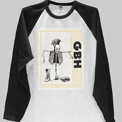 Buy GBH Hardcore Punk Rock Long Sleeve Baseball T-shirt Unisex S-3XL • 18.99£