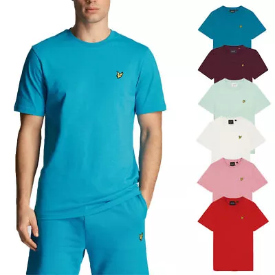 Buy Lyle & Scott Mens Short Sleeve T Shirts Regular Fit Crew Neck Summer Cotton Tee • 14.99£