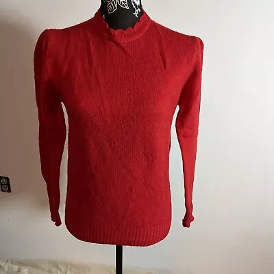 Buy Point Of View Northstrum Red Sweater %100 Shetland Wool • 23.68£