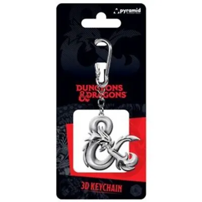 Buy Impact Merch. Keyring: Dungeons & Dragons - Dragon Ampersand - 3D Keychain • 4.39£
