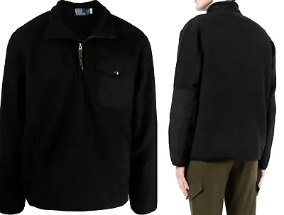 Buy Polo Ralph Lauren Hybrid Zip Fleece Jumper Sweater Sweatshirt Pullover S, • 141.70£