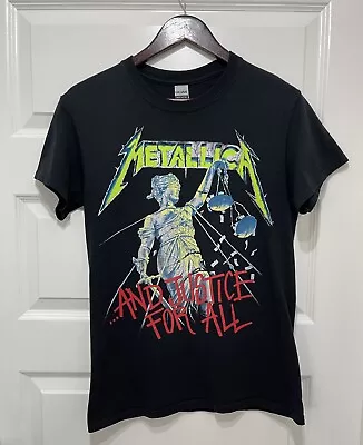 Buy Metallica And Justice For All 1994 Gildan T-shirt Size S • 35.99£
