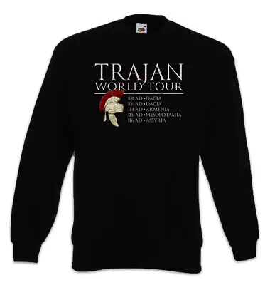 Buy Trajan World Tour Sweatshirt Pullover Fun Princeps Rome Roman Legion Emperor • 34.74£