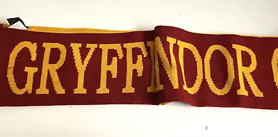 Buy Harry Potter Scarf Red Yellow Griffindor Reversible Universal Studio Hp *new* • 12.99£