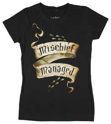 Buy Harry Potter Marauders Map Mischief Managed Juniors T-shirt • 14.24£