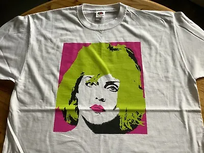 Buy DEBBIE HARRY T-Shirt.Size Large. Pop Punk Blondie Ramones New Wave Sex Pistols • 11.99£