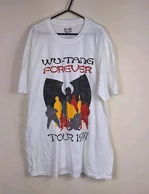 Buy Wu Tang Clan 'Wu-Tang Forever Tour 97' 2021 Reprint T-Shirt Size XL Graphic Tee • 19.99£
