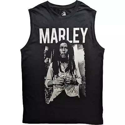 Buy Bob Marley Marley B&W Vest Official Tee T-Shirt Mens • 15.99£