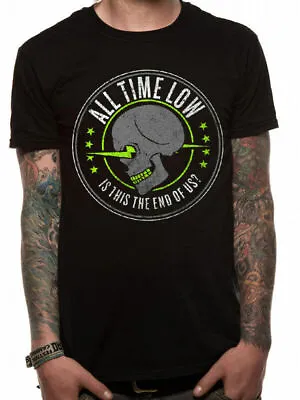 Buy Official All Time Low Is This The End Mens Black T Shirt All Time Low Tee • 11.95£