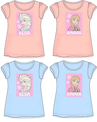 Buy Girls Sequin Frozen T Shirt • 8.99£