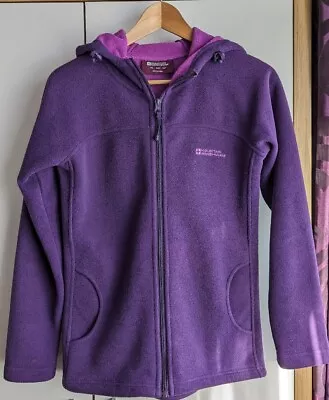Buy 🏔️Mountain Warehouse Girls/Ladies Purple Fleece Jacket.UK Size 6.Hooded.VGC⭐ • 6.50£