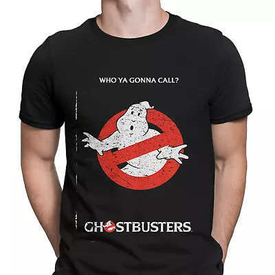Buy Halloween T-Shirt Ghostbusters Movie Poster Scary Spooky Mens T Shirts Top #HD6 • 3.99£