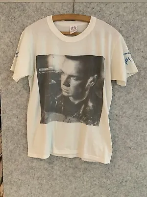 Buy Vintage 80s Gary Numan  T-Shirt M Metal Rhythm Tour 1988 Kraftwerk New Wave • 102.41£