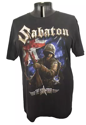 Buy Sabaton The Last Tour Australia Size XL Swedish Heavy Metal Music T-Shirt • 16.72£