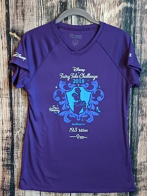 Buy Run Disney 2018 Fairy Tail Challenge 19.3 Marathon Purple SS Shirt Size S • 19.29£