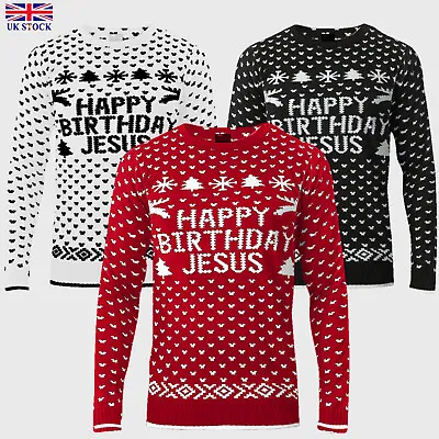 Buy Men's Adults Novelty Naked Santa Pullover Christmas Knitted Jumper Sweater Top • 16.99£