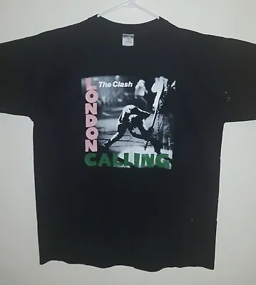 Buy  The Clash   London Calling  Sz XL Black Shirt   C074 • 24.01£