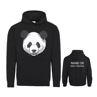 Buy Panda Hoodie Personalised Gift Customised Name Message • 29.95£
