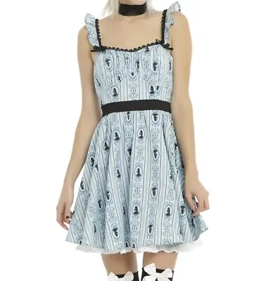 Buy Disney Alice In Wonderland Victorian Lolita Ruffle Dress Size Medium • 38.56£