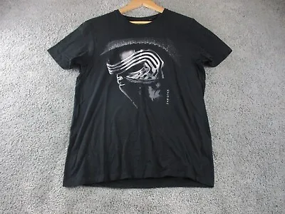 Buy Kylo Ren Star Wars T Shirt Tee Medium Black Short Sleeve Graphic Cotton • 11.15£