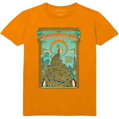 Buy Fleetwood Mac Peacock Orange T-Shirt NEW OFFICIAL • 16.59£
