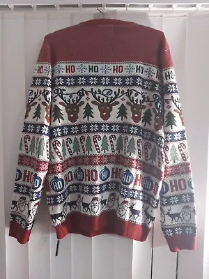 Buy Next Mens Christmas Jumper With LED Lights - Size Large . Christmas Jumper Day. • 20£