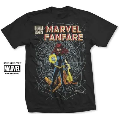 Buy Black Marvel Fanfare Comics Tshirt Official Merchandise Mens • 9.95£