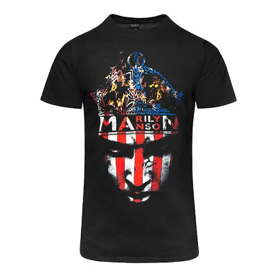 Buy Official Marilyn Manson Crown T Shirt (Black) • 8.99£
