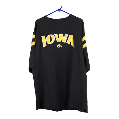 Buy Iowa Hawkeyes Pro Edge College T-Shirt - XL Black Cotton • 20.70£