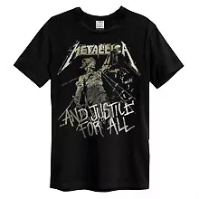Buy METALLICA - Metallica And Justice For All Amplified Vintage Black Medi - K600z • 22.89£