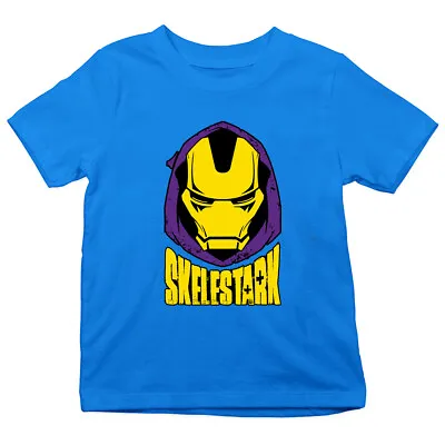 Buy KIDS Iron Man Skeletor TV Show T Shirt He Man She Ra Tony Stark Avengers Retro • 16.99£