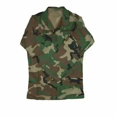 Buy Woodland Camo BDU Military Jacket - 2XL • 13.95£