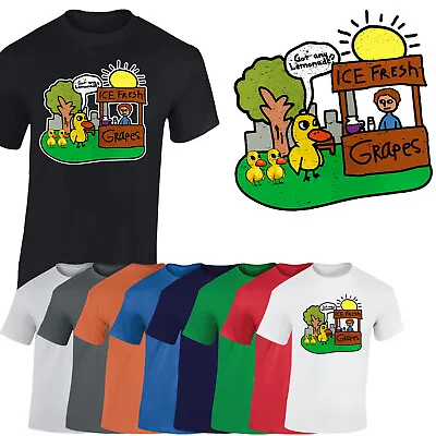 Buy Got Any Grapes Lemonade Mens T-Shirt Funny Duck Memes Novelty Unisex Gift Tshirt • 8.99£