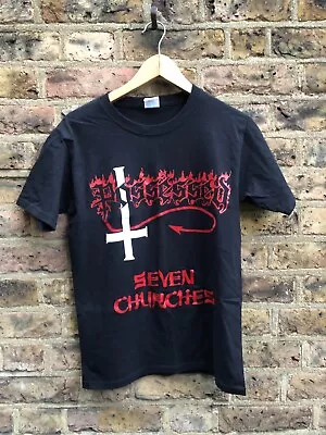 Buy Possessed Seven Churches T Shirt Thrash Death Metal Size Small • 10£