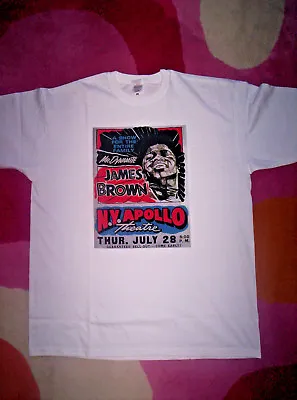 Buy JAMES BROWN T-SHIRT. Soul, Funk, Apollo Theatre. • 13.99£