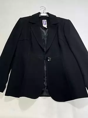 Buy Womens Zelda Black Sport Coat Blazer Size 10 NWOT • 142.08£
