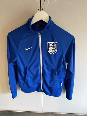 Buy England Track Jacket Kids Size 10-12 Years Blue Nike England Football Track Top • 25£