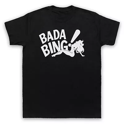 Buy Bada Bing Unofficial Sopranos Mafia Strip Club Logo Mens & Womens T-shirt • 17.99£