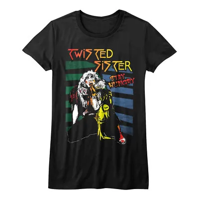 Buy Twisted Sister Stay Hungry Women's T Shirt Dee Snider Glam Rock Heavy Metal Band • 23.54£