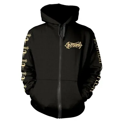 Buy CRYPTOPSY - BLASPHEMY MADE FLESH BLACK Hooded Sweatshirt With Zip Small • 46.80£