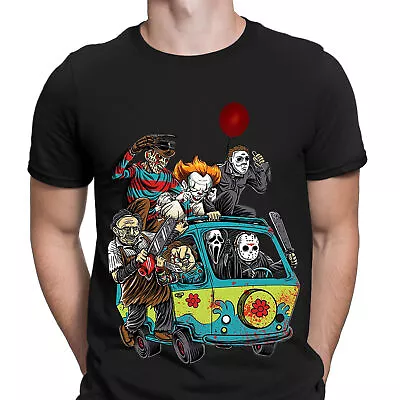 Buy Horror Van Villains Novelty Funny Halloween Birthday Film Movie Joke T Shirt • 6.99£