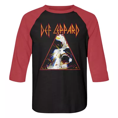 Buy Def Leppard Hysteria Adult Raglan T Shirt Metal Music Merch • 45.72£