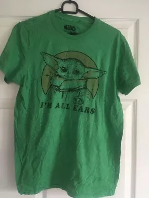 Buy STAR WARS - IM ALL EARS - Grogu T Shirt Size S • 6£